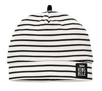 Pinokio 1-1-118-040, Bonnet Bonnet bébé garçon, Happy Day Ecru Black STRIPPES,