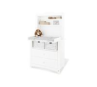 Pinolino 130023BR Florentina Commode à langer large avec étagère Blanc
