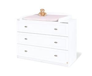 Pinolino 130025B Laura Commode à langer Blanc