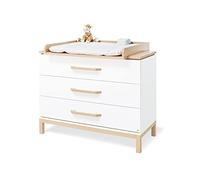 PINOLINO 130061B Light Commode à langer large, blanche, 1 pièce