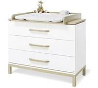 Pinolino Table à langer 130061b Bois Blanc/Beige