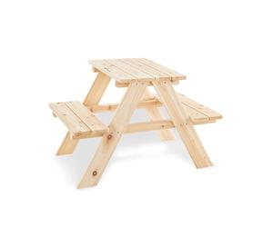 Pinolino - 20 10 17 - Table, banc enfant Nicki - petit - non traîté (Import Allemagne)