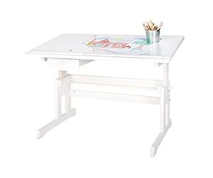 Pinolino 201379 Bureau Inclinable Pin Naturel Lena Blanc