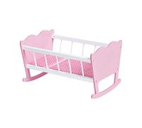 Pinolino Berceau pour poupée "Jasmin" complet, 4 pièces, beau jouet de poupée, rose