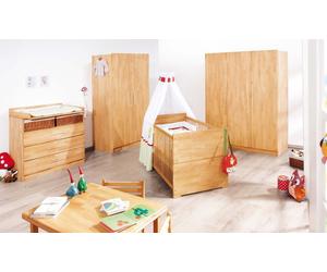 Pinolino - Chambre Natura huilé : lit, commode, armoire