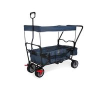 Pinolino Chariot de Transport pour Jeux Enfant Pliable 4 Roues Paxi - Bleu Marine - 238021