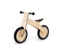 Pinolino Draisienne Lino – Bois laqué transparent, pneus non plats, transformable 2–5 ans