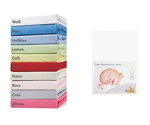 Pinolino Drap-housse pour Berceau - Blanc