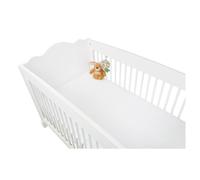 Pinolino - Drap-housse pour lit de bébé Jersey - Pack de 2 - Blanc