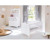 Pinolino Ensemble Economique Florentina Large Tagre Adaptable Large Inclue 3 Pices Lit De Bb Volutif Commode Langer Large Large Tagre Adaptable