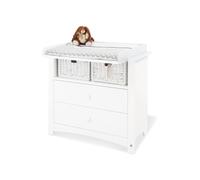 PINOLINO Florentina Commode à langer large, table à langer amovible, blanche