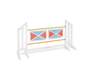 PINOLINO Kit d'obstacles Stormy, Accessoires pour Chevaux de Loisirs, Obstacles pour Enfants à Sauter, Horsing, 1 Saut en Pente avec Drapeaux, l 119 cm, P 34 cm, H 62 cm