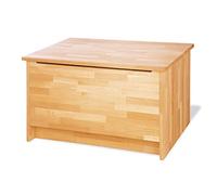 PINOLINO - Coffre à jouet naturel Natura bois massif