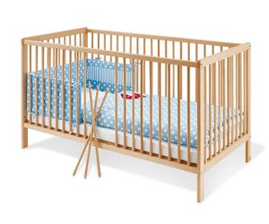 Pinolino - Lit bébé Hanna naturel 60 x 120