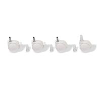 Pinolino - Lot de 4 roulettes pivotantes blanches