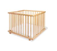 Pinolino - Parc bébé pliable Lexus 97 x 97 cm vernis transparent