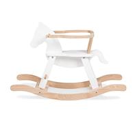 PINOLINO Rocking horse with ring, white/natural 242458