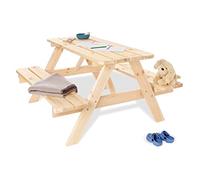 Pinolino Table de pique-nique enfant Nicki pour 4 Maxi bois naturel