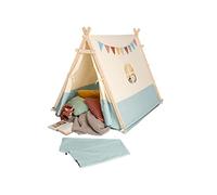 PINOLINO Tente de Jeu Yuma pour Enfant avec 2 Portes et Une fenêtre, Blanche, 101 x 131 x 106 cm
