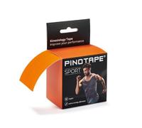 PINOTAPE Bande de kinésiologie de sport - Adhérence extra forte - Rayon imperméable - Sans latex - 5 m x 5 cm (orange)