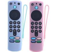 Pinowu Firestick Remote Cover Case (Glow in the Dark) Compatible with Fire TV Stick 4K Alexa (3rd Gen) Voice Remote, 2pcs, Bronze, M