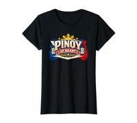 Pinoy au cœur Culture Philippine identité communauté Esprit T-Shirt Graphique avec Valeur