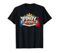 Pinoy au cœur Culture Philippine identité communauté Esprit T-Shirt Graphique avec Valeur