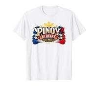 Pinoy au cœur Culture Philippine identité communauté Esprit T-Shirt Graphique avec Valeur