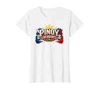 Pinoy au cœur Culture Philippine identité communauté Esprit T-Shirt Graphique avec Valeur