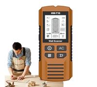 Pinpointer Détecteur de métaux | Écran LCD portable et détecteur de métaux audio | Scanner de sécurité haute sensibilité, outil de recherche de montants pour bois, construction, béton