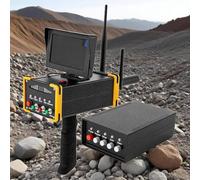 Pinpointer portable avec écran HD, profondeur de 16 m, portée de 99 m pour trouver de l'or, de l'argent, des bijoux et des trésors