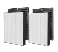 PINREK Lot de 2 filtres de rechange FY2420/30 FY2422/30 compatibles avec purificateur d'air Philips 2000/2000i Series AC2882 AC2887 AC2889 AC2892 AC3829, 2 en 1 H13 True HEPA, filtre à charbon actif