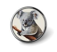 Pin's à bouton koala et papillon, superbe badge rond personnalisé, cadeau amusant pour couples, amis, accessoires de vêtements, 3 styles