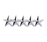 Pin's à cinq pointes en forme d'étoile pour badge, sac, chapeau, hijab, chemise, accessoires en métal, bijoux et décorations de costume, D, Comme décrit