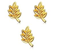 Pin's Acacia Franc-Maçonnerie Lot 3 pièces | Pins France Doré Branche d'Acacia | Bijou 12 mm Symbole Maçonnique