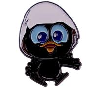 Pins - Calimero - Broche Epinglette en Métal Emaillé - Cartoon Pin Accessoire Vetement Sac Chaussures Crocs - 2.5 x 3.2 cm