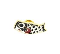 Pin's Cerf-volant Japonais Koi Doré - Animaux - qualité de finition - Epingle - Broche - Badge - PINS ANIMAUX et NATURE