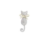 pins Cute Cat Brooch Trendy Personality Animal pin Buckle Sweater Coat Western Accessories Women Fashion brooches Made in China