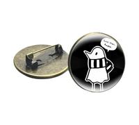 Pin's de princesse Mononoke pour cosplay - Broche Mononoke Hime Ashitaka - Collection d'icônes - Épingle à poitrine - Vêtements - Décoration de sac à dos, Verre