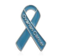 Pin's de sensibilisation à l'ovaire pour femme - Broche de sensibilisation à l'ovaire - Avec insigne d'espoir