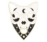 Pin's de sorcière et gothique : punk cœur, Ouija, soleil, lune, chat en émail, Klein, Métal non précieux