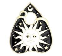 Pin's de sorcière et gothique : punk cœur, Ouija, soleil, lune, chat en émail, Klein, Métal non précieux