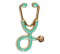 Pin's d'infirmière, broches médicales pour femmes, stéthoscope en émail, bijoux de vestes insigne, Klein, Métal non précieux