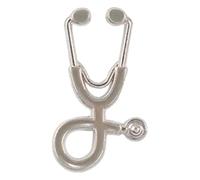 Pin's d'infirmière, broches médicales pour femmes, stéthoscope en émail, bijoux de vestes insigne, Klein, Métal non précieux