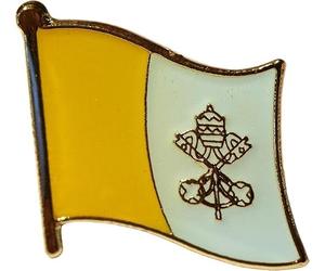 Pin's drapeau de la cité du Vatican - Broche papale catholique