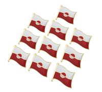 Pin's drapeau du Groenland Patriotique Poitrine Badge Tradition Accessoire Décoration pour usage quotidien Vêtements et sac à dos Décoration