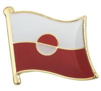 Pin's Drapeau National Groenland - 1,9 x 1,6 cm - Badge en émail pour diplomates, collectionneurs et événements culturels