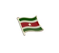 Pin's Drapeau Suriname Flottant - Surinamien - Drapeaux - qualité de finition - Epingle - Broche - Badge - PINS AFRIQUE