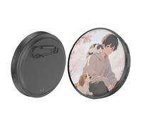 Pin's électronique d'anime avec écran tactile HD, affichage pixel numérique 2026, badge Kawaii personnalisé pour sacs à dos et conventions, pour un spectacle personnel unique Nouveau modèle