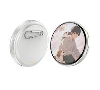 Pin's électronique d'anime avec écran tactile HD, affichage pixel numérique 2026, badge Kawaii personnalisé pour sacs à dos et conventions, pour un spectacle personnel unique Nouveau modèle